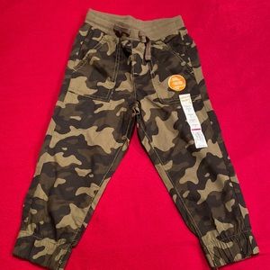 Boys toddler Camouflage (green) Joggers (New)